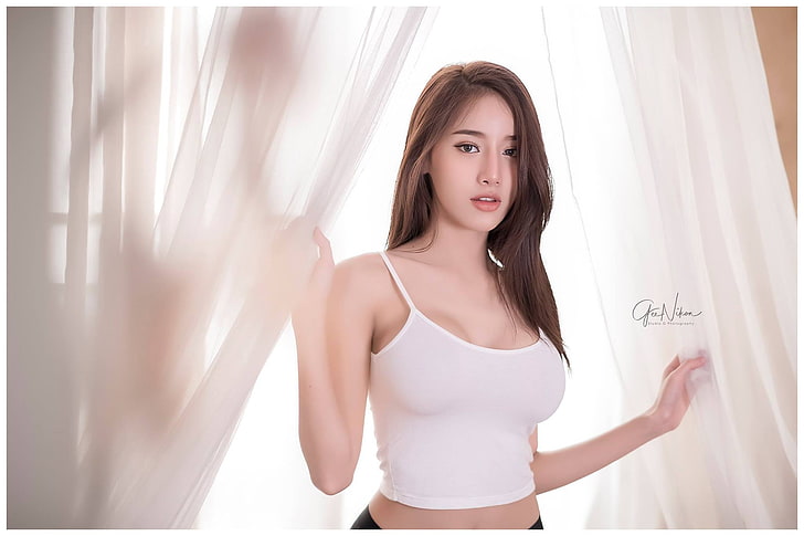 Pichana Yoosuk, Model, Asiatin, Thai, Cup-E, Brünette, Frauen, HD-Hintergrundbild