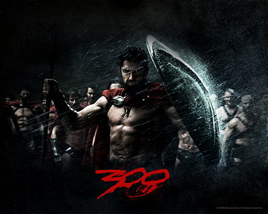 300 HD, ภาพยนตร์, 300, วอลล์เปเปอร์ HD HD wallpaper