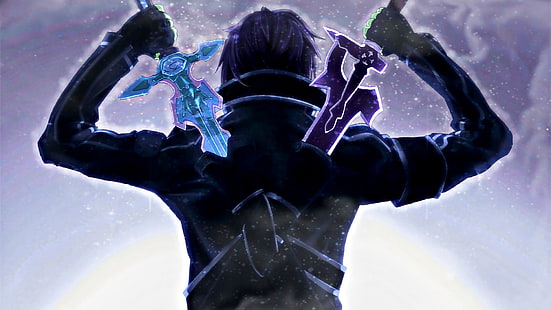 วอลล์เปเปอร์นักฆ่าชาย, Sword Art Online, Kirito (Sword Art Online), วอลล์เปเปอร์ HD HD wallpaper
