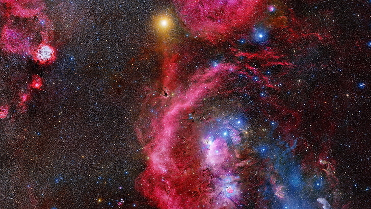 Galaxy, estrellas, Orion, 4K, Fondo de pantalla HD