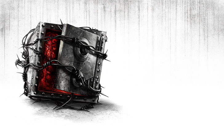 gray steel vault wallpaper, the evil within, tango gameworks, bethesda softworks, HD wallpaper