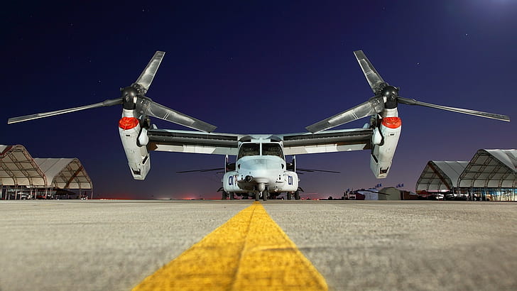 airplane, V-22 Osprey, aircraft, vehicle, HD wallpaper