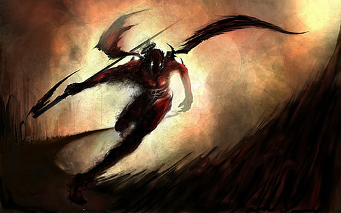 artwork, angel, reaper, Reapers, wings, Grim Reaper, HD wallpaper HD wallpaper