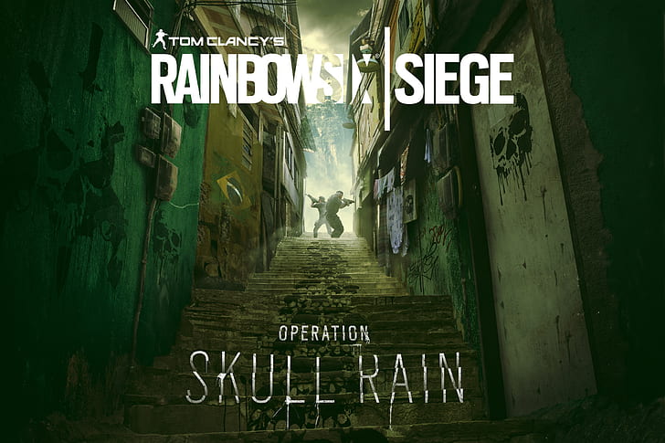 Rainbow Six Siege, DLC, Tom Clancys, Operation Skull Rain, 4K, HD wallpaper