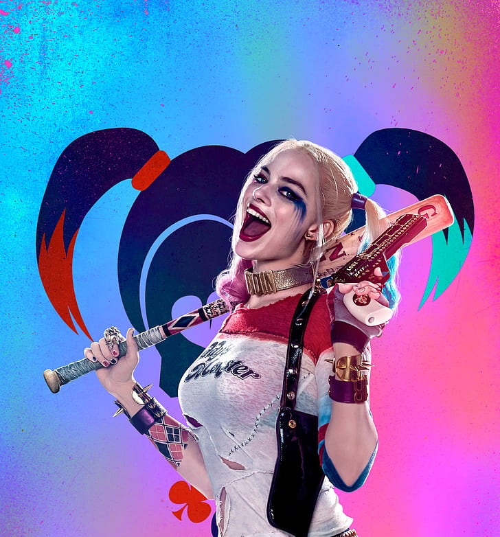 Harley Quinn, Esquadrão Suicida, HD papel de parede, papel de parede de celular
