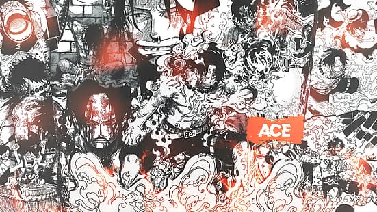 Ein Stück, Portgas D. Ace, Feuer, HD-Hintergrundbild HD wallpaper