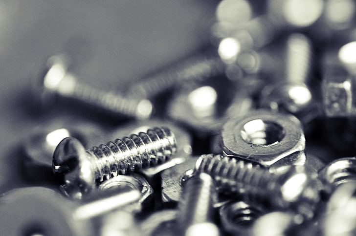 bolt, nut, nuts and bolts, HD wallpaper