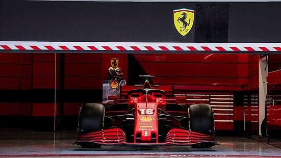 Ferrari F1, F1 2020, Ferrari, Fórmula 1, Ferrari SF1000, pistas de carreras, Fondo de pantalla HD HD wallpaper