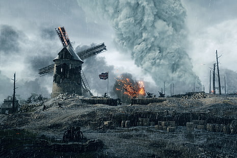 Battlefield 1, EA DICE, I wojna światowa, żołnierz, wojna, gry wideo, Tapety HD HD wallpaper