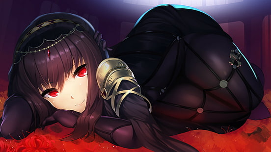 fate grand order scathach fate grand order body nakrycia głowy, Tapety HD HD wallpaper