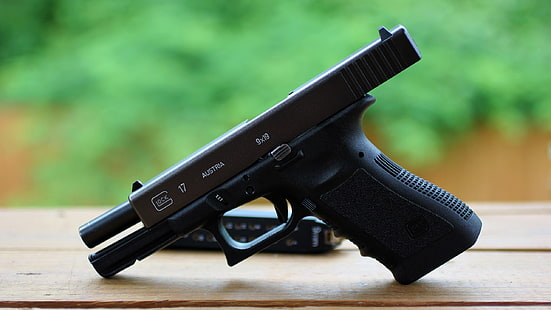 pistolet, pistolet, Glock, Glock 17, Tapety HD HD wallpaper