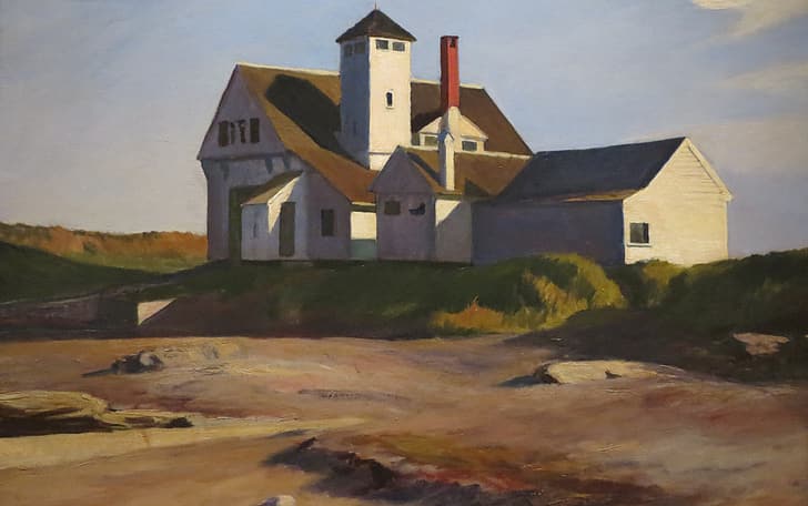 Edward Hopper, 1929, Küstenwache, HD-Hintergrundbild