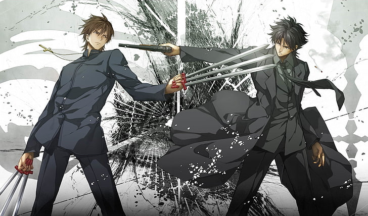 Fate/Zero wallpaper, Fate Series, Fate/Zero, Kirei Kotomine, Kiritsugu Emiya, HD wallpaper