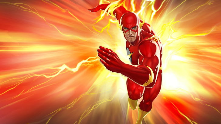 O Flash DC HD, maravilha flash, desenho animado / quadrinhos, o, dc, flash, HD papel de parede