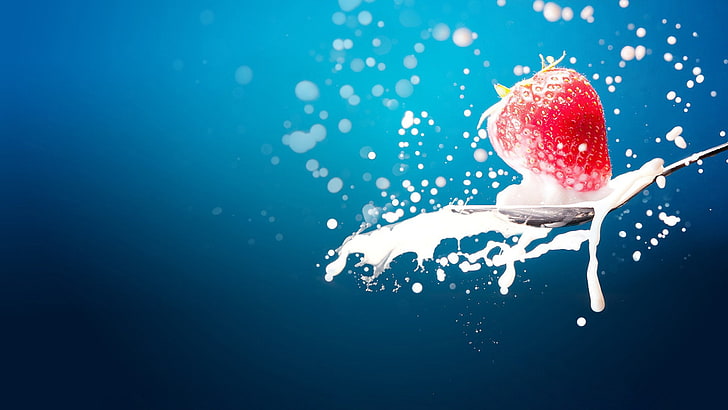 Strawberry milk HD wallpapers free download | Wallpaperbetter