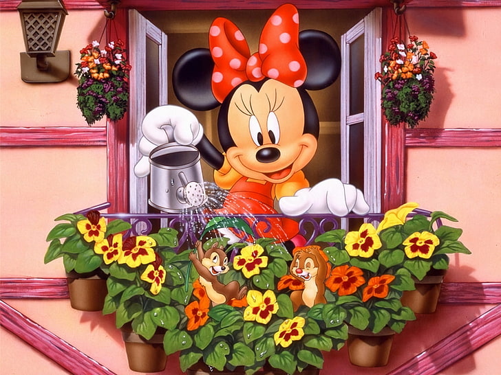 Disney, Minnie Mouse, HD papel de parede
