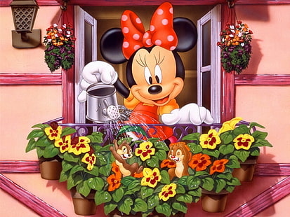 Disney, Minnie Mouse, Fondo de pantalla HD HD wallpaper