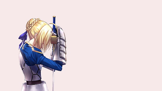 خلفية شخصية الأنمي الأنثوية ، Sabre ، Fate / Stay Night ، Fate Series ، أنيمي، خلفية HD HD wallpaper