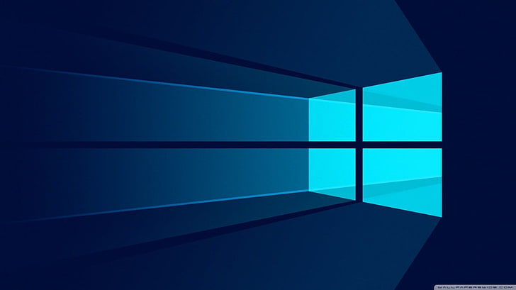 Logo Microsoft, Windows 10, Microsoft, minimalizm, system operacyjny, Tapety HD
