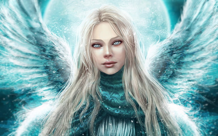 Angel HD, fantasy, angel, HD wallpaper