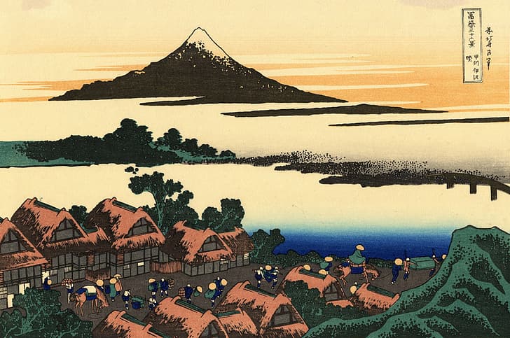 Ukiyo-e, japansk konst, HD tapet