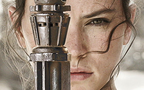 Daisy Ridley, Star Wars: The Force Awakens, Rey, kobiety, Tapety HD HD wallpaper