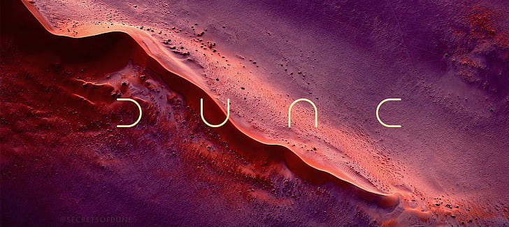 Dune (seri), bukit pasir, gurun, serial tv, fiksi ilmiah, logo, Wallpaper HD