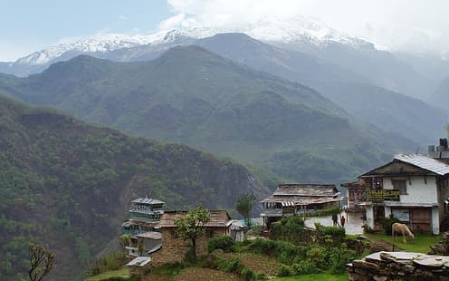 Непал, аннапурна, HD обои HD wallpaper