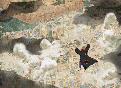 Akatsuki, Konoha, Naruto, Pein, Shippuden, HD-Hintergrundbild HD wallpaper