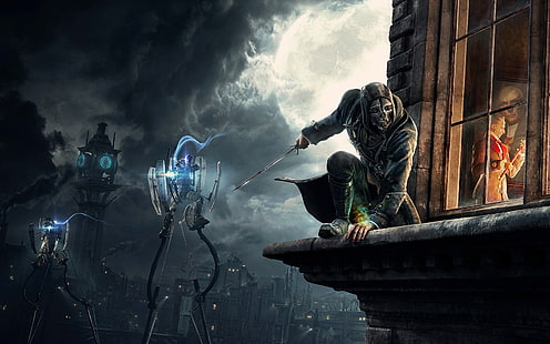 game application wallpaper, Dishonored, video games, HD wallpaper HD wallpaper