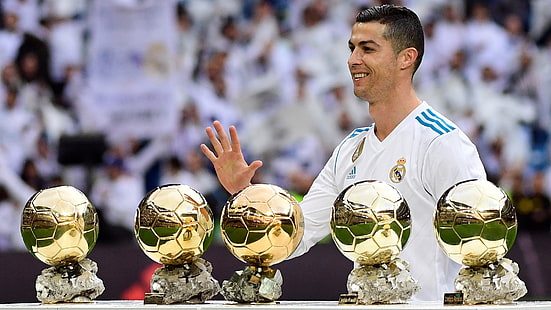 Christiano Ronaldo, Cristiano Ronaldo, Real Madrid, Ballon d'Or, HD-Hintergrundbild HD wallpaper