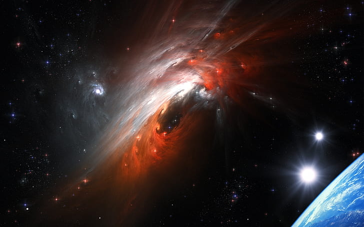 Nebula HD, espacio, nebulosa, Fondo de pantalla HD