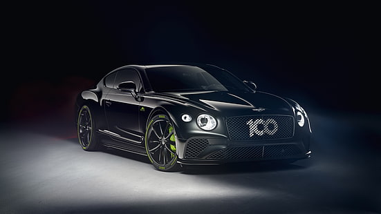 Bentley, Bentley Continental GT, Bentley Continental, Schwarzes Auto, Auto, Grand Tourer, Fahrzeug, HD-Hintergrundbild HD wallpaper