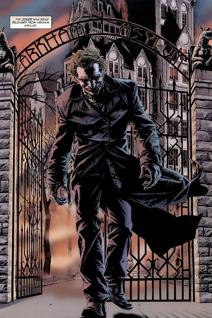 Joker como Heath Ledger, Joker, Fondo de pantalla HD, fondo de pantalla de teléfono