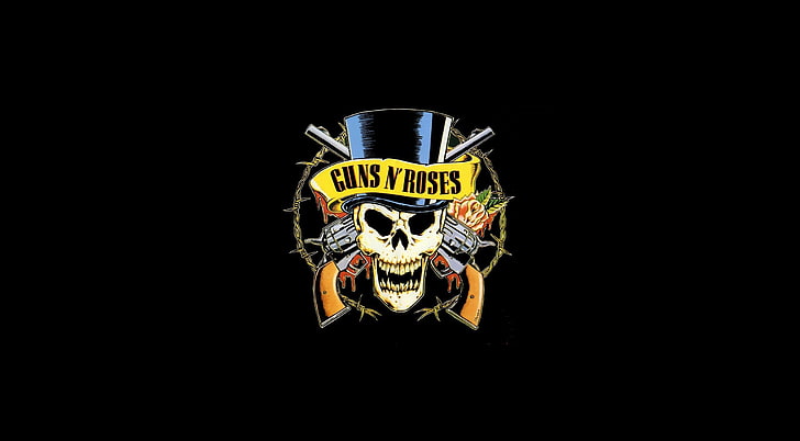 ورق جدران Guns 'n' Roses Logo (HD) HD ، شعار Guns N 'Roses ، موسيقى، خلفية HD
