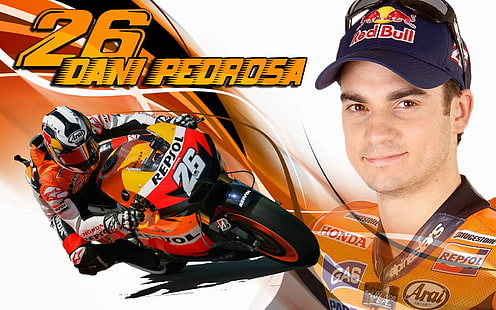 dani Pedrosa, honda, moto GP, motogp, pedrosa, sport, Wallpaper HD HD wallpaper
