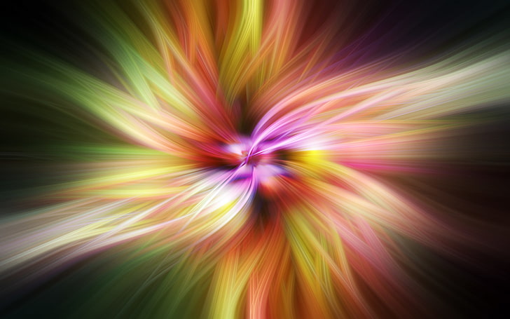 Twirl, Colorful, Radial Blur, HD wallpaper