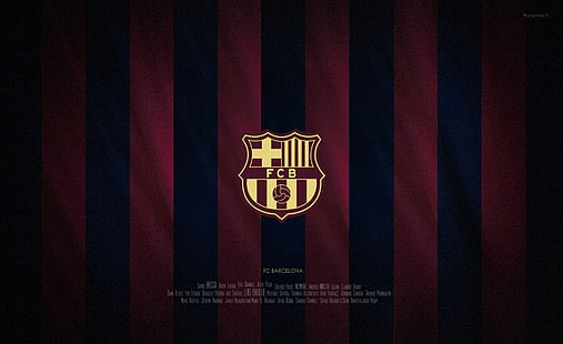 FC Barcelona Emblem, FC Barcelona wallpaper, Sports, Football, messi, fcbarcelona, soccer, neymar, suarez, catalan, fc barcelona, iniesta, HD wallpaper HD wallpaper