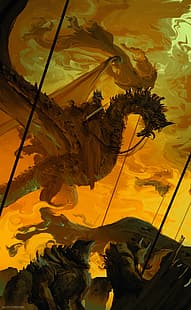  fantasy art, artwork, Anato Finnstark, Middle Earth, Witch King of Angmar, HD wallpaper HD wallpaper