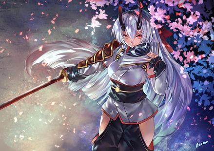 Серия Судьбы, Fate / Grand Order, Томоэ Гозен (Fate / Grand Order), HD обои HD wallpaper