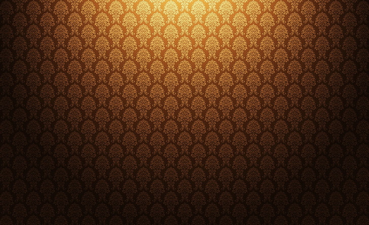 Vintage Gold Wallpaper, brown and yellow textile, Vintage, Classic, Gold, HD wallpaper