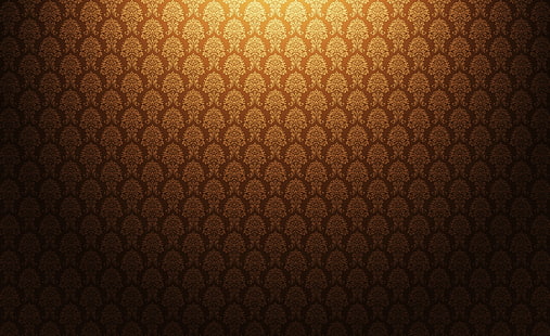Wallpaper Vintage Emas, tekstil cokelat dan kuning, Vintage, Klasik, Emas, Wallpaper HD HD wallpaper