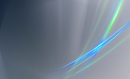Windows Vista Aero 13, papier peint numérique de lumières abstraites grises, bleues et vertes, Windows, Windows Vista, Aero, Vista, Fond d'écran HD HD wallpaper
