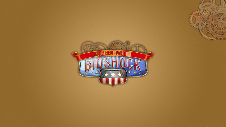 파란색과 빨간색 버드 와이저 네온 간판, Bioshock 무한 산업 혁명 사용자 정의, HD 배경 화면