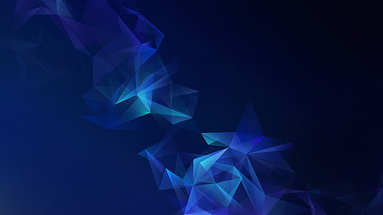 blau, geometrisch, geometrie, polygonal, polygon, transparenz, HD-Hintergrundbild HD wallpaper