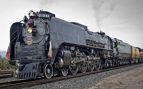 train, locomotive à vapeur, véhicule, transport, Fond d'écran HD HD wallpaper
