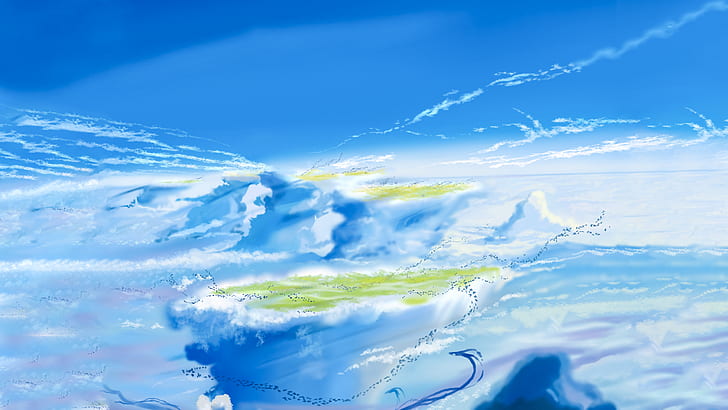 Anime, Weathering With You, Landschaft, Tenki no ko, HD-Hintergrundbild