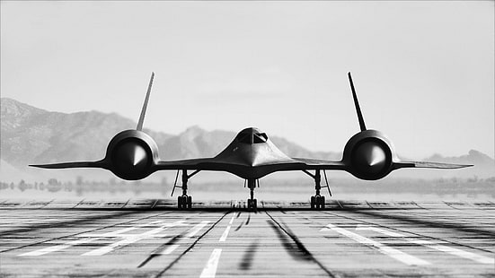 Flugzeug, Militär, Lockheed SR-71 Blackbird, HD-Hintergrundbild HD wallpaper