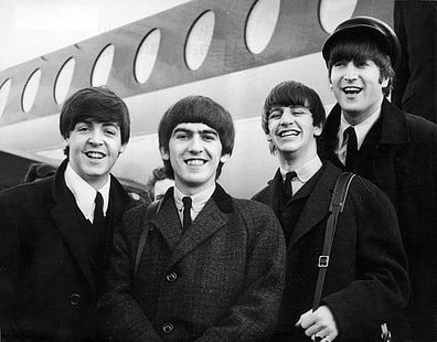 The Beatles band, musik, The Beatles, rock, legend, Beatles, musiker, talang, Ringo Star, George Harrison, John Lennon, Paul McCartney, 60-talet, HD tapet HD wallpaper