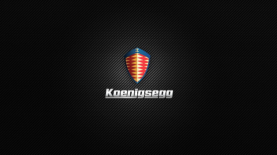 Koenigsegg、スウェーデン語、車、ミニマリズム、デジタルアート、スポーツカー、ブランド、ロゴ、会社、カーボンファイバー、 HDデスクトップの壁紙 HD wallpaper